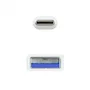 Nanocable Cable USB-C a USB-A 3.1 Gen2 10 Gbps, 1.5 m, Blanco
